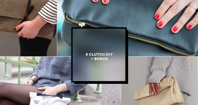8 Projects to create a clutch bag DIY